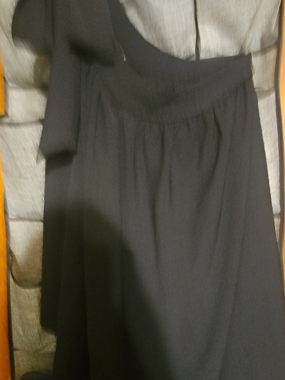 JODIFL Black Women's One-Shoulder Blouse